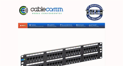 Desktop Screenshot of cablecomm.com.do