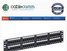 Tablet Screenshot of cablecomm.com.do